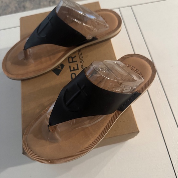 Women’s Sperry seaport sandal size 6 Black - Picture 4 of 6